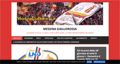 Desktop Screenshot of messinagiallorossa.it